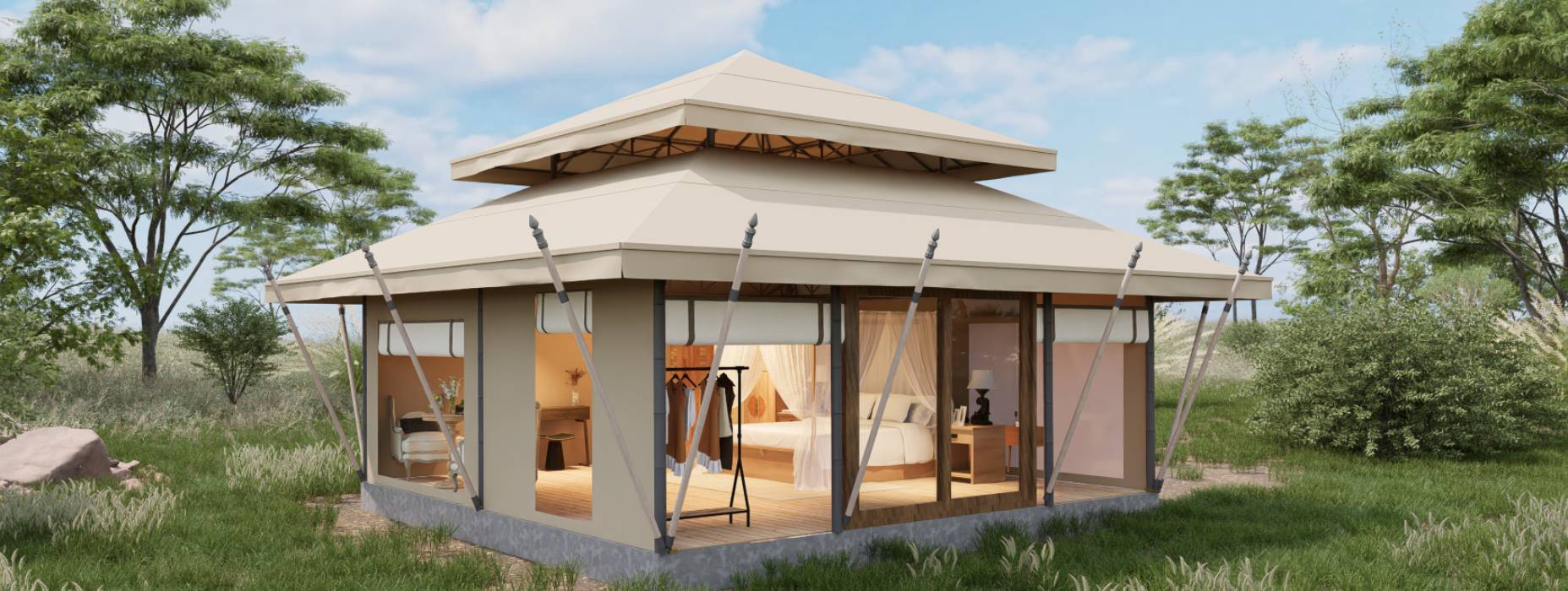 武强县户外野奢帐篷